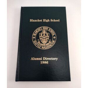 Blanchet High School Alumni Directory 1986 Seattle Washington Catholic Christian